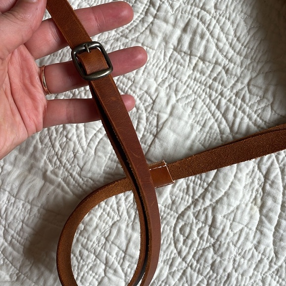 Handmade Greek leather messenger envelope bag - Picture 11 of 16